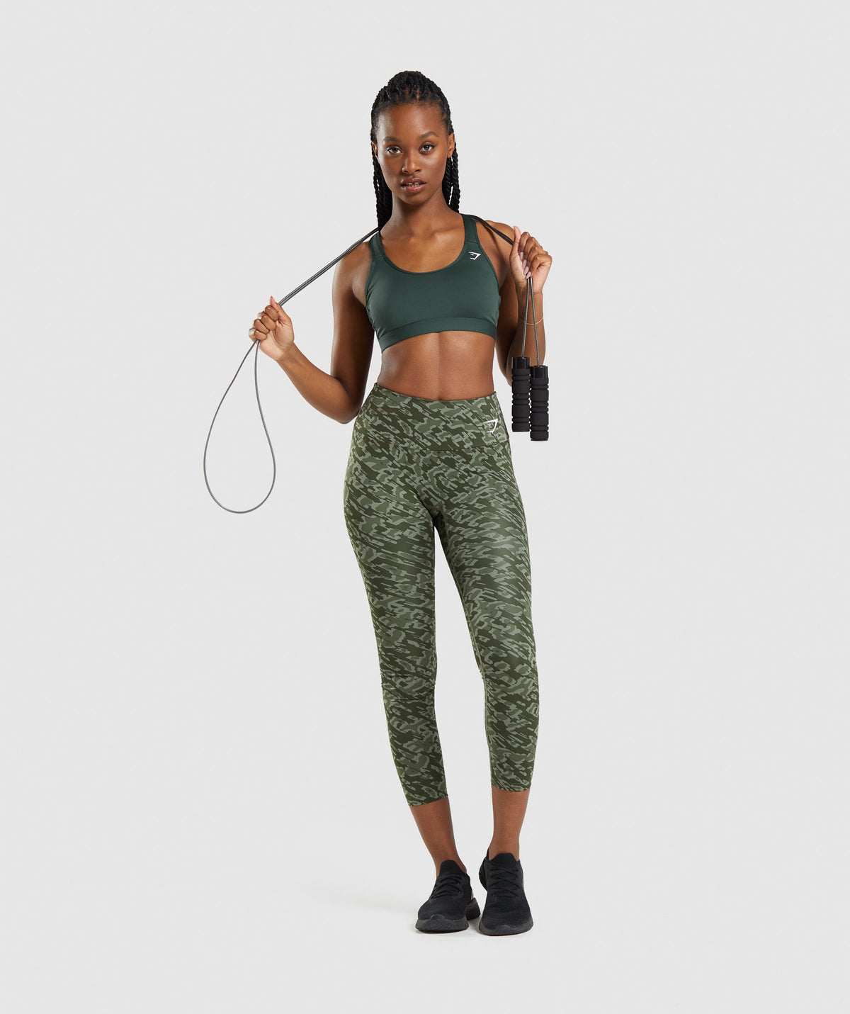 Gymshark Scoop Neck Sports Bra - Green