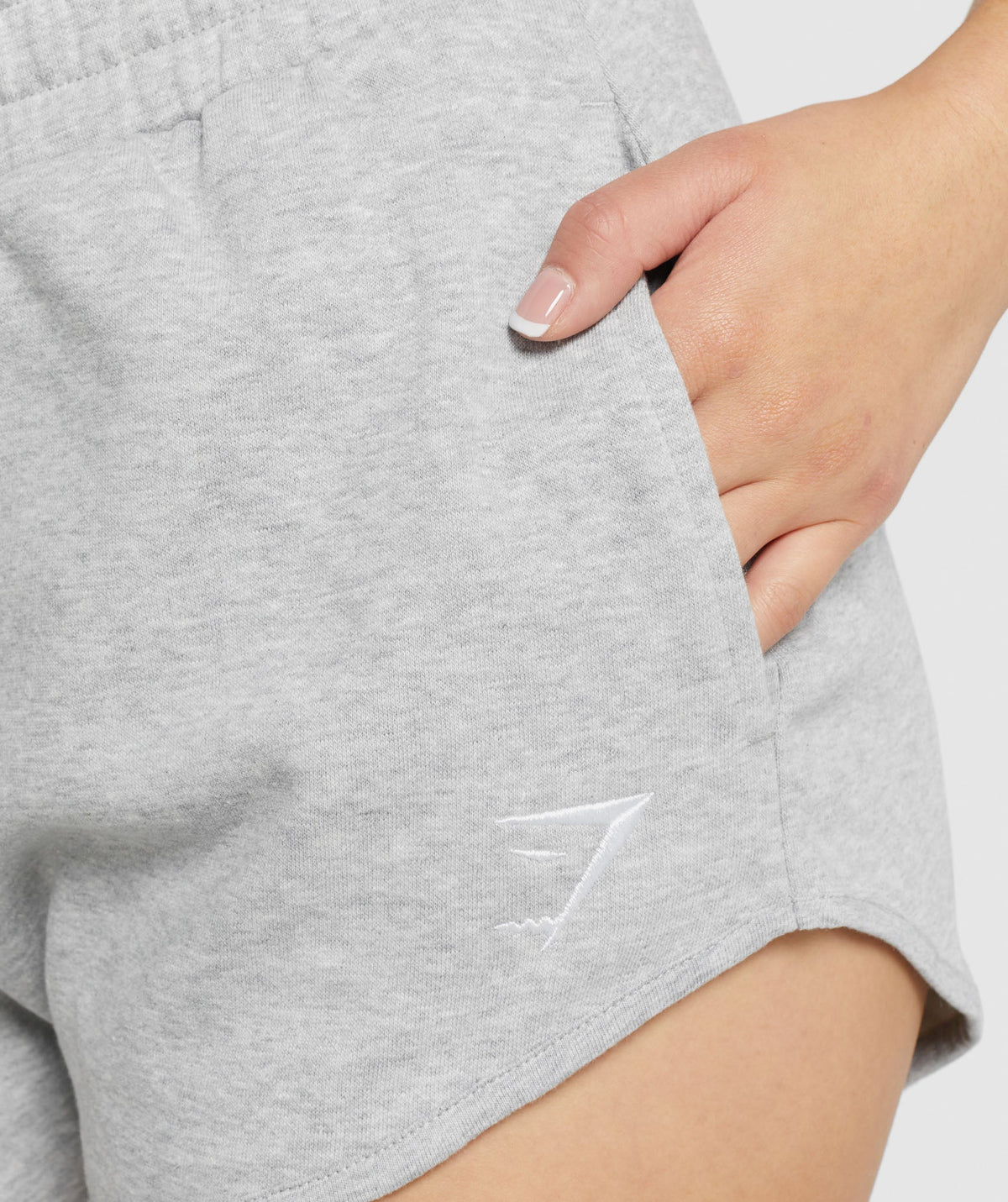 Gymshark Training Sweat Shorts - Light Grey Marl