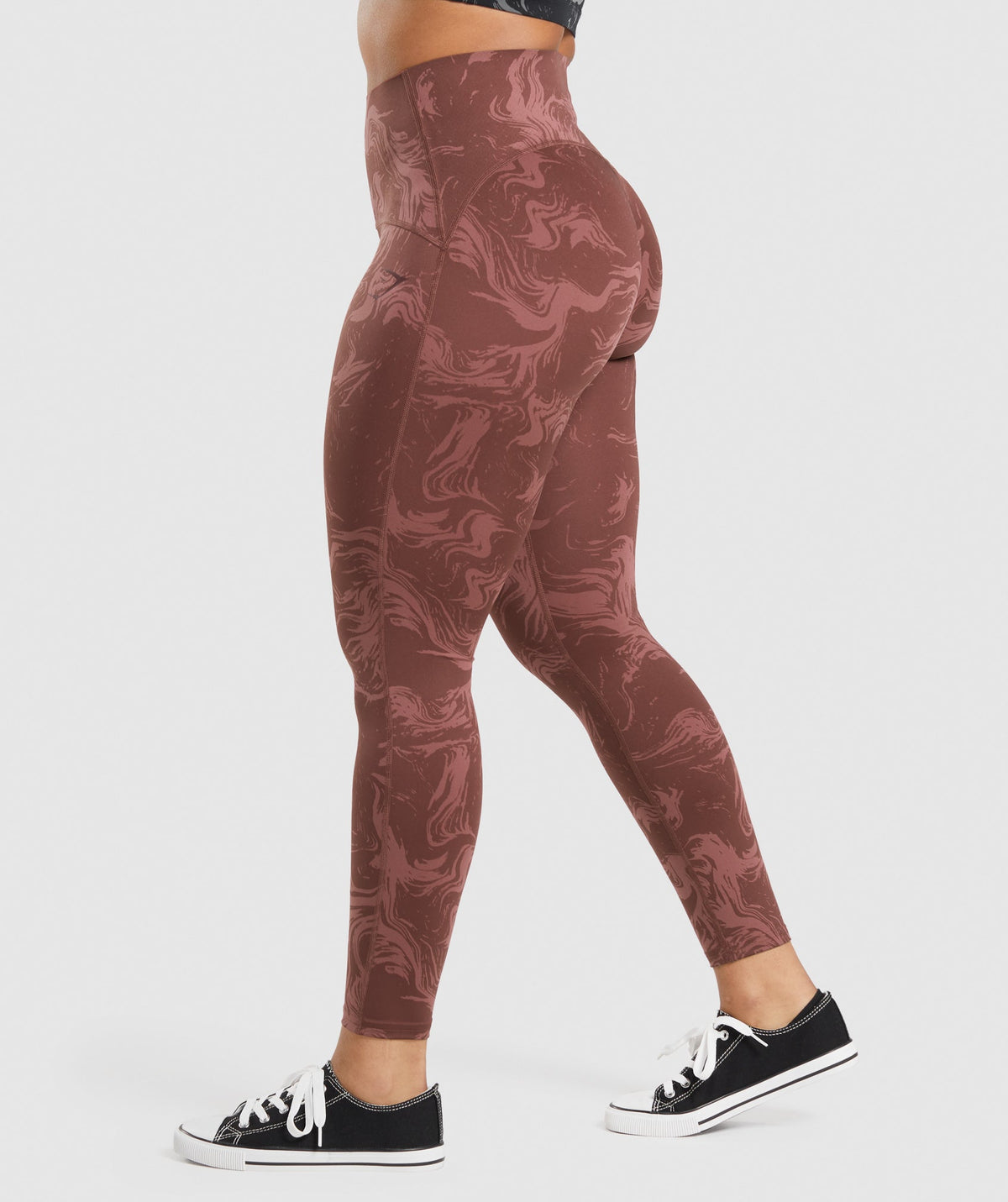 Gymshark Waist Support Leggings - Brown