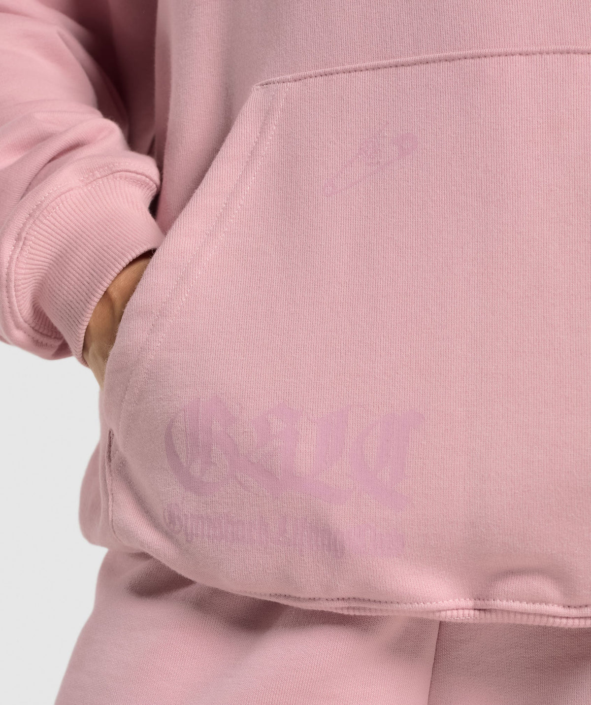 Gymshark Scribble Oversized Hoodie - Light Pink