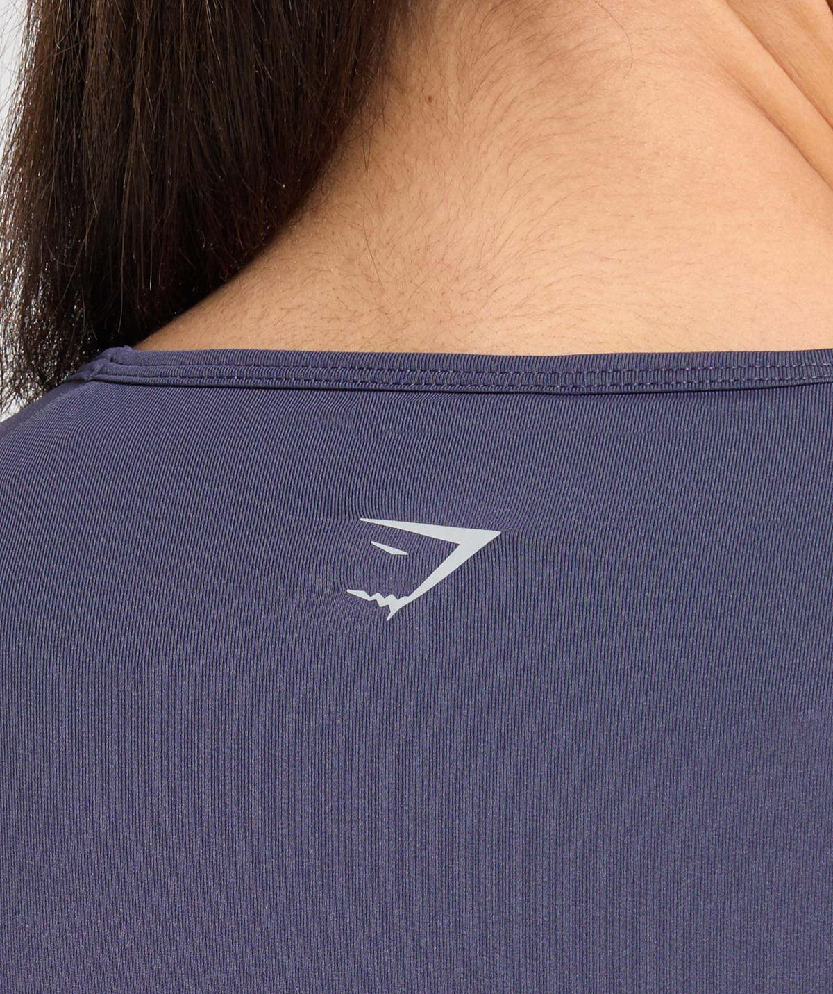 Gymshark Running Back Vent Long Sleeve Top - Weighted Purple