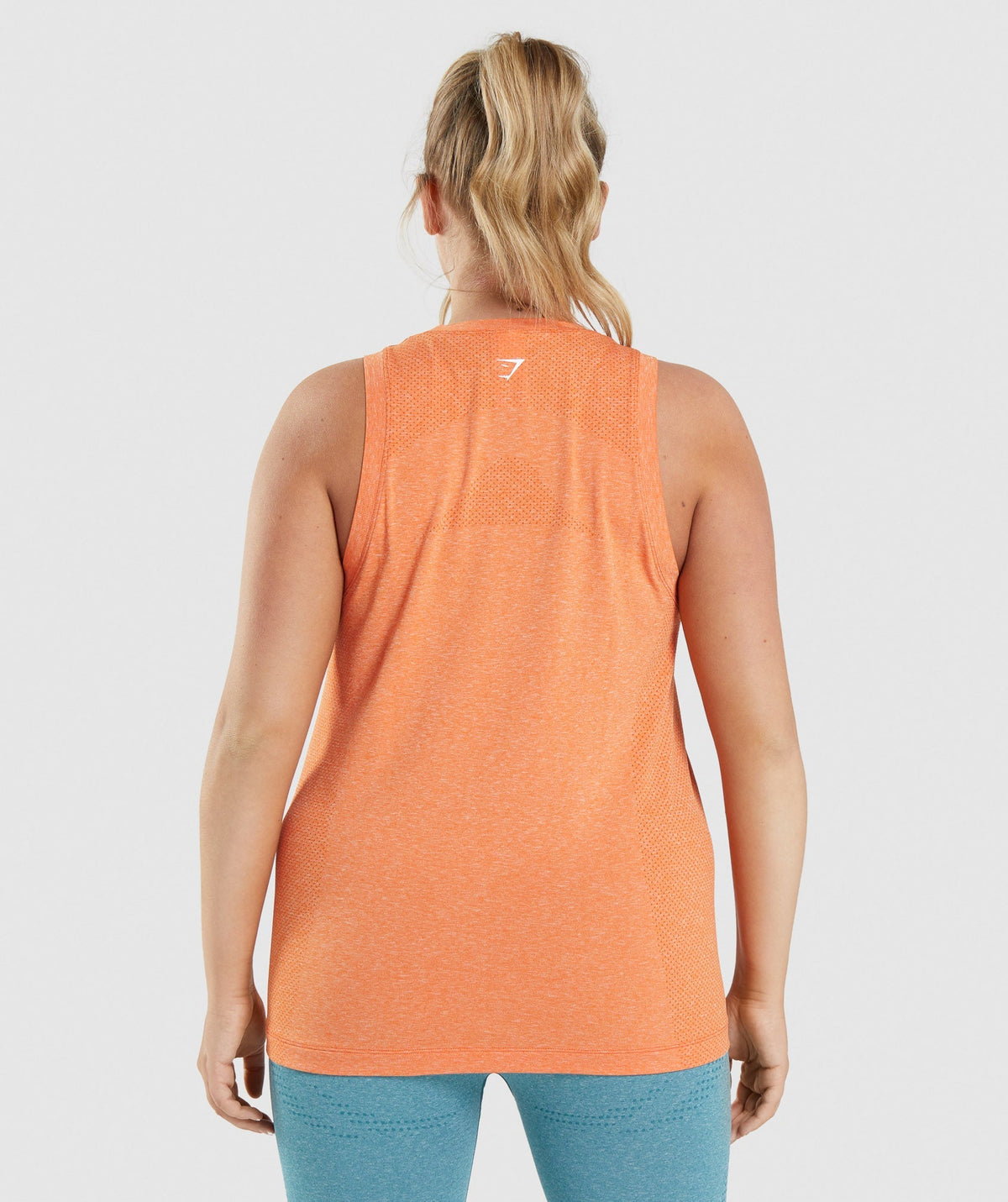 Gymshark Vital Light Tank - Apricot Orange/ Marl