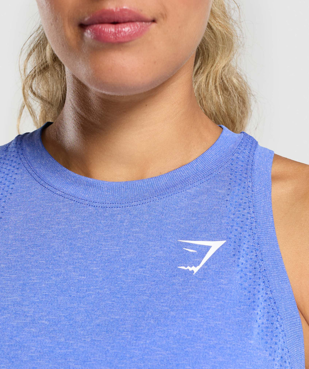 Gymshark Vital Light Tank - Lift Blue/ Marl