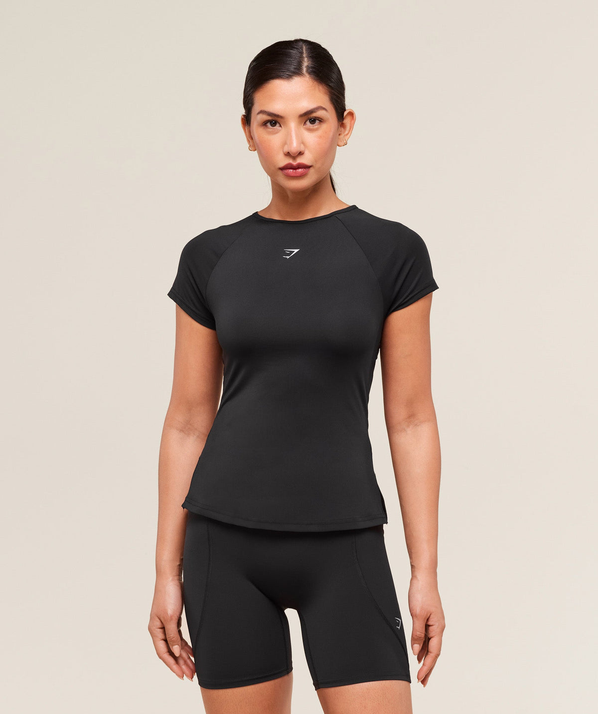 Gymshark Running Back Vent Tee - Black