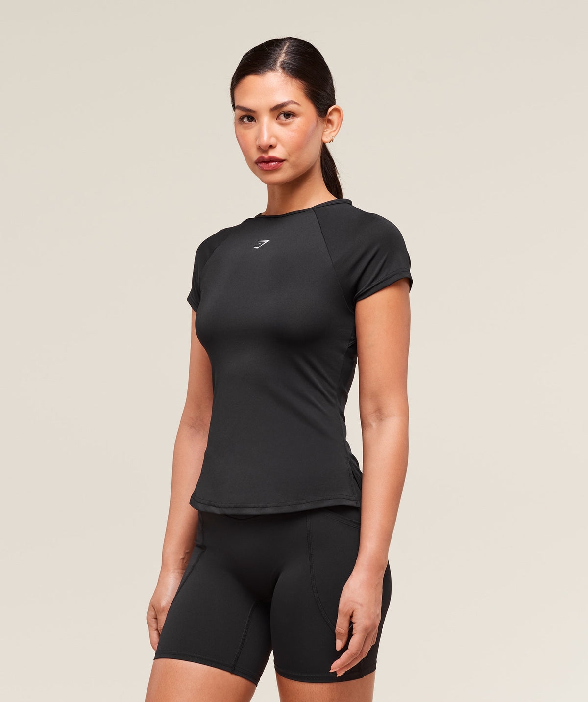Gymshark Running Back Vent Tee - Black