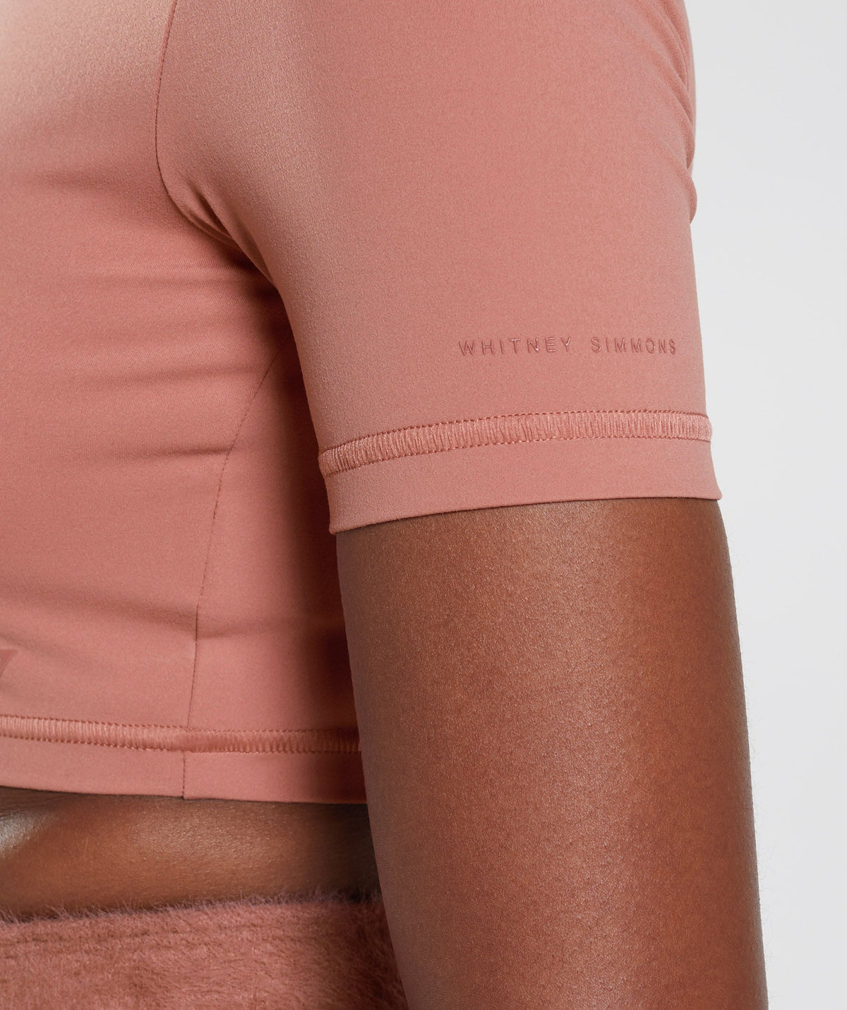 Gymshark Whitney Short Sleeve Crop Top - Canyon Red
