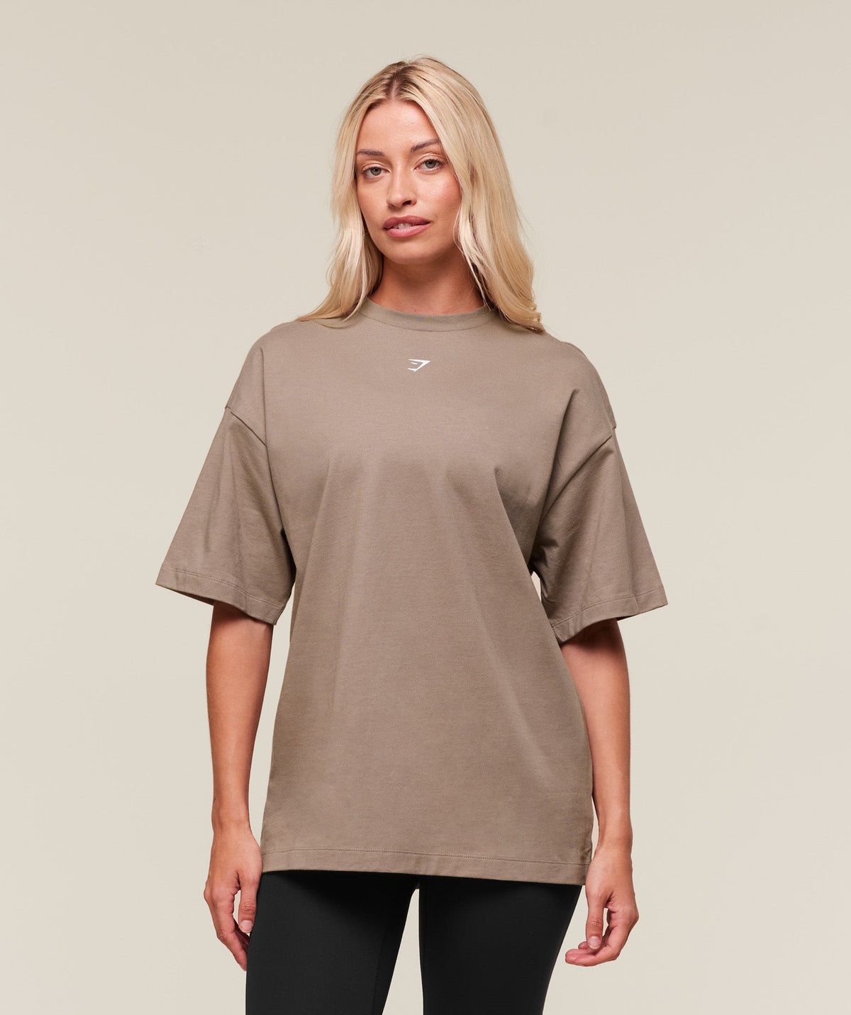 Gymshark We Do Gym Graphic Oversized Tee - Lifestyle Brown