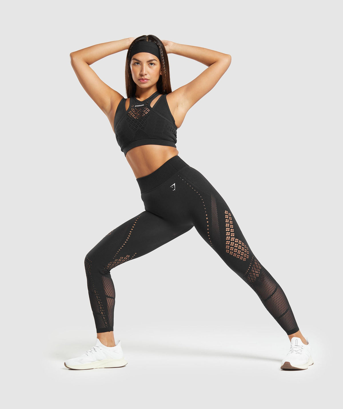 Gymshark Warp Knit Gradient Tight - Black