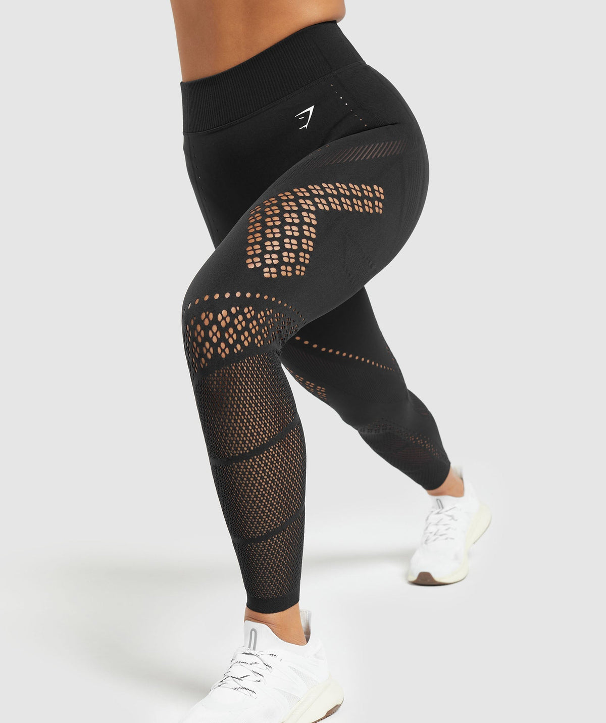Gymshark Warp Knit Gradient Tight - Black