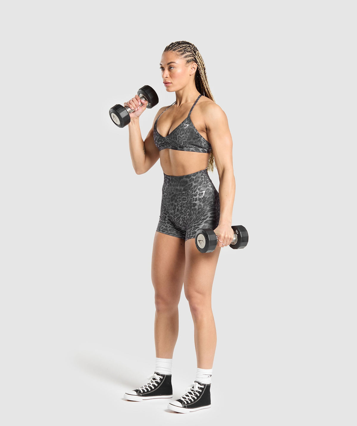 Gymshark Power X Minimal Sports Bra - Dark Grey