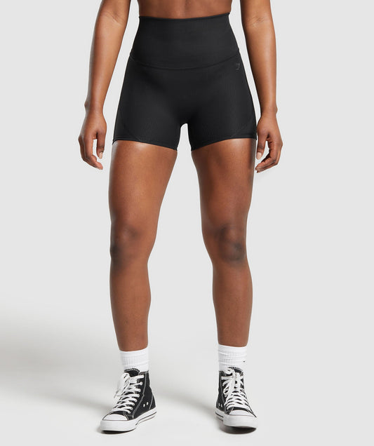 Gymshark Ribbed Short - Black