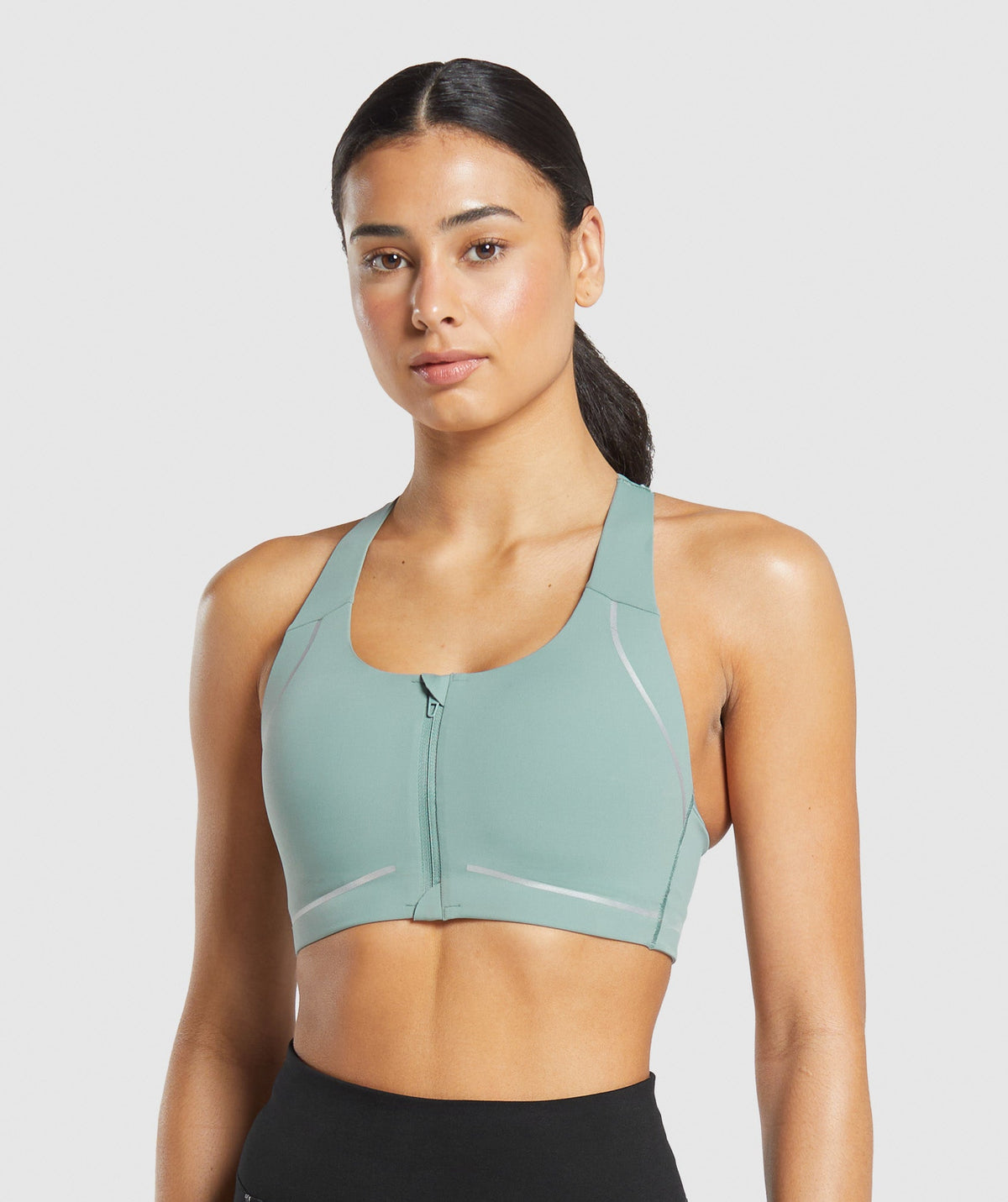 Gymshark Running Sports Bra - Celeste Blue