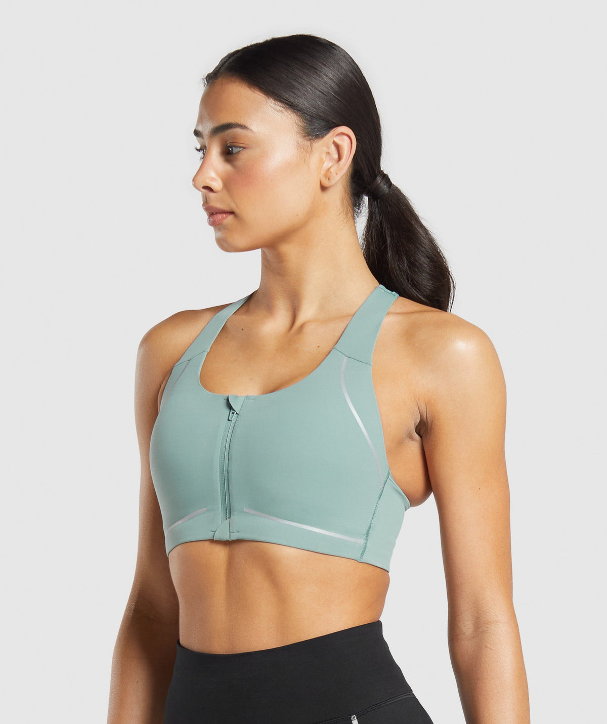 Gymshark Running Sports Bra - Celeste Blue