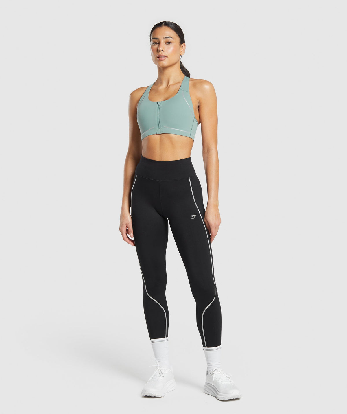 Gymshark Running Sports Bra - Celeste Blue