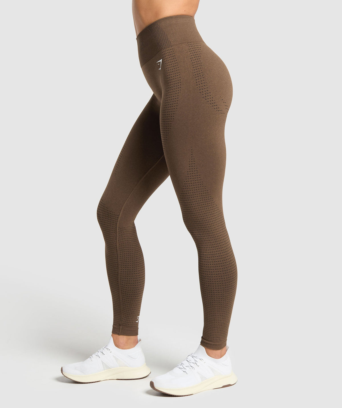 Gymshark Vital Seamless Tall Leggings - Espresso Marl