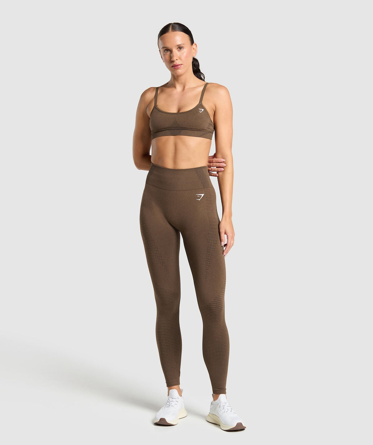 Gymshark Vital Seamless Tall Leggings - Espresso Marl