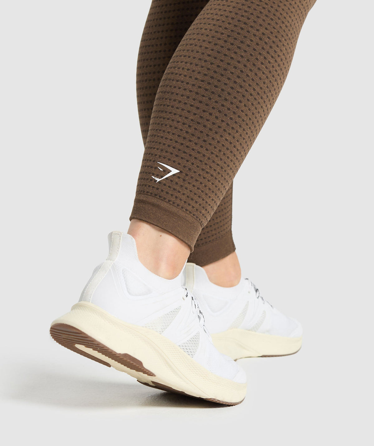 Gymshark Vital Seamless Short Leggings - Espresso Marl