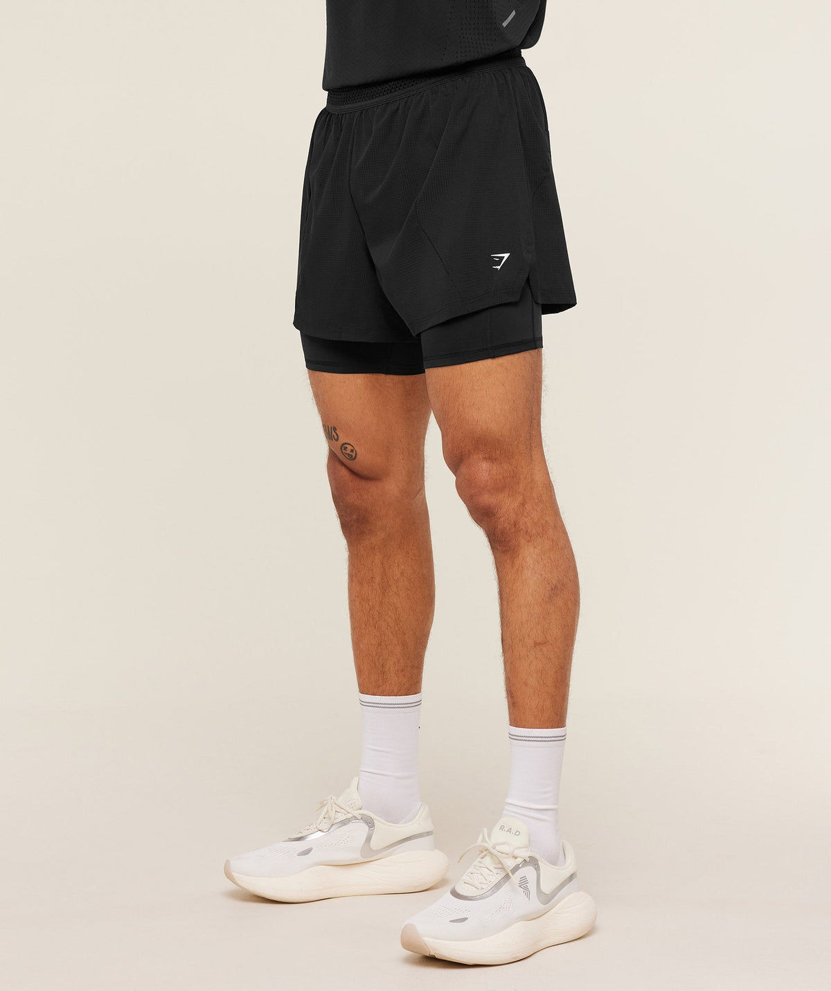 Gymshark Running 4" 2-in-1 Shorts - Black