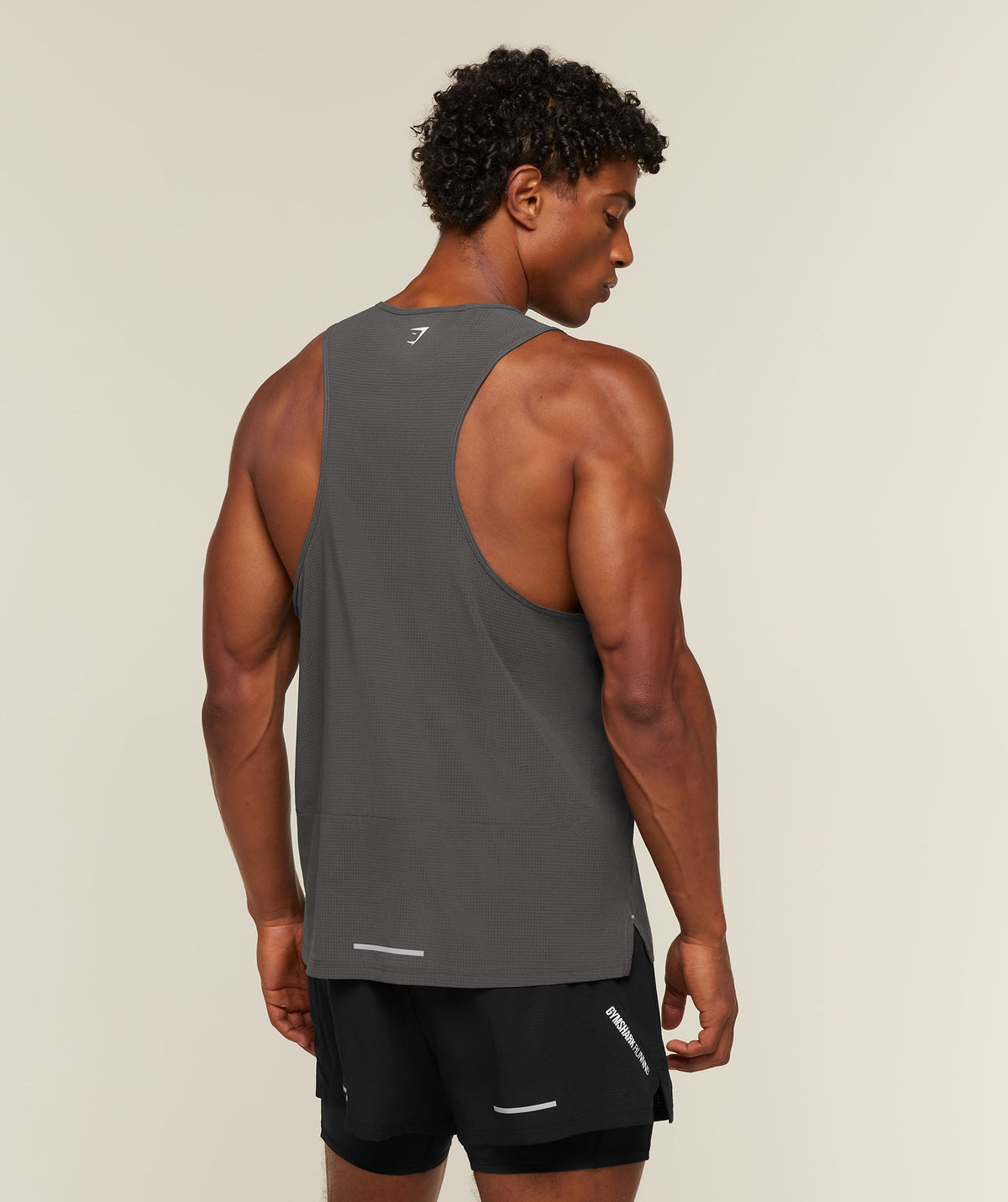 Gymshark Running Tank - Onyx Grey