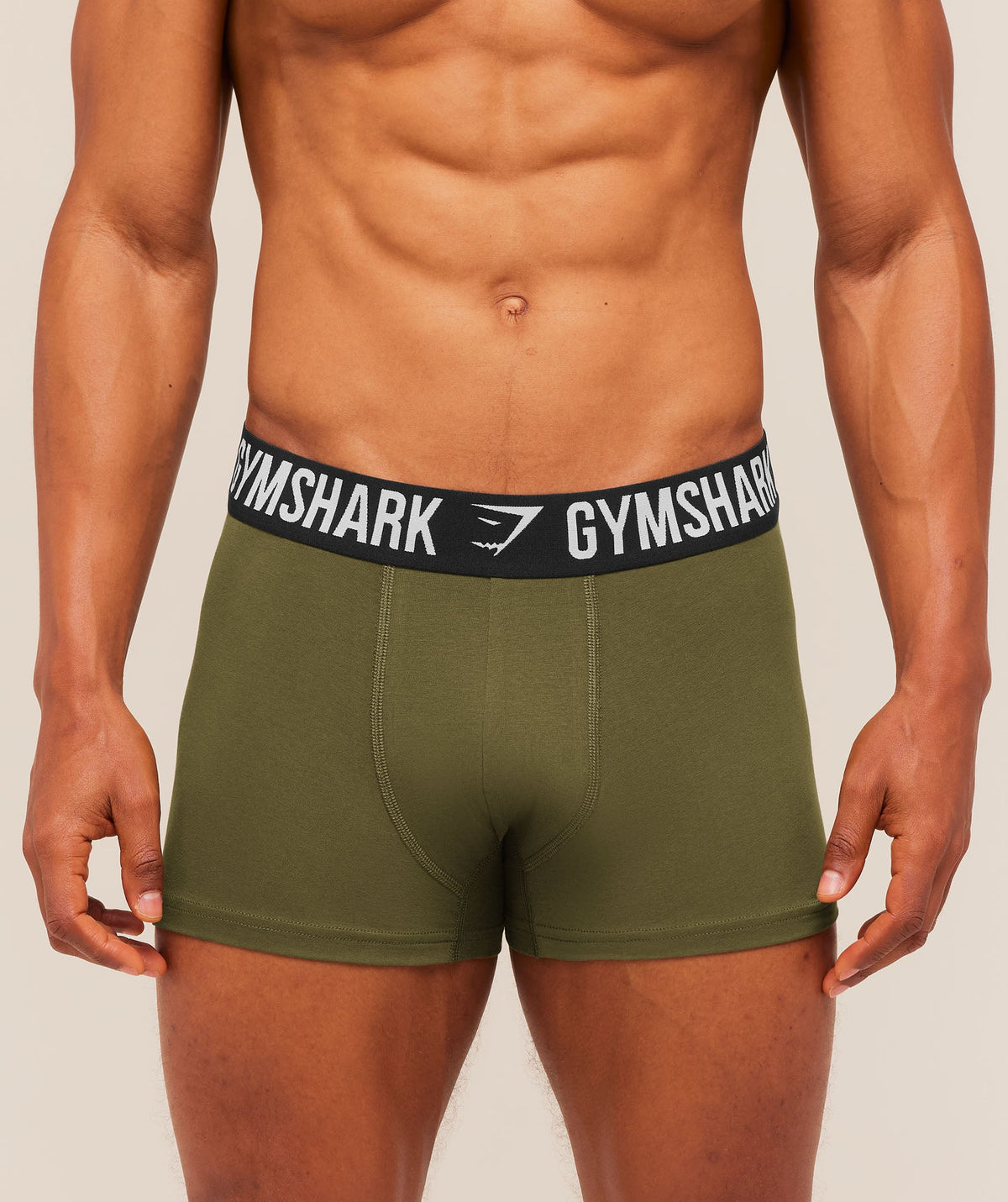 Gymshark Boxer Brief 5PK - Chalk Beige/Canvas Green/Espresso Brown/Cherry Purple/Lifestyle Brown