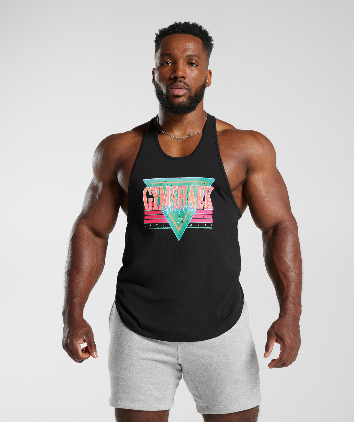 Gymshark Retrowave Stringer - Black