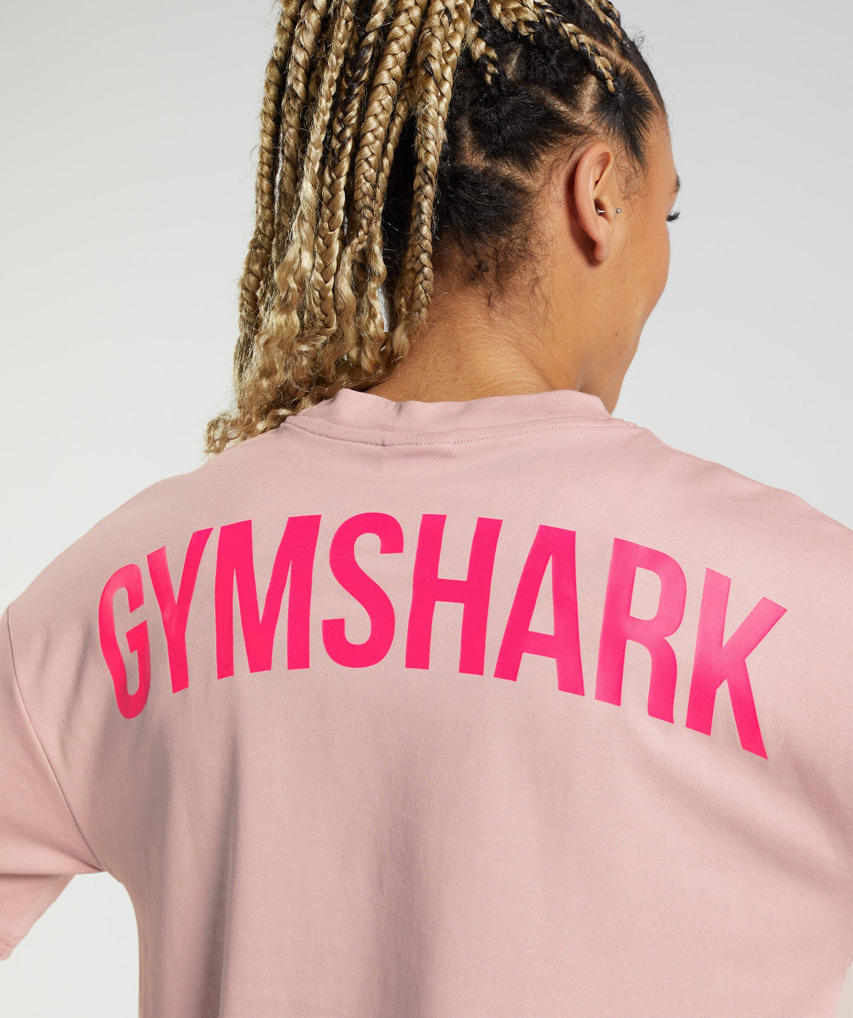 Gymshark GS Power Oversized Tee - Scandi Pink