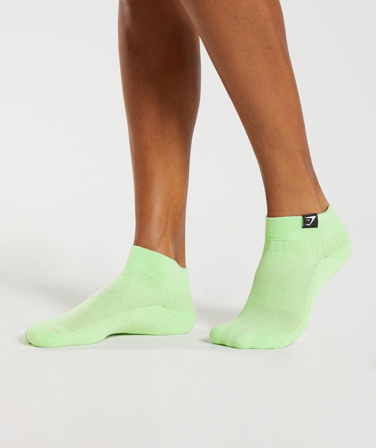 Gymshark Quarter Socks 3pk - Kiwi Green/Sweet Pink/Fluo Fuchsia