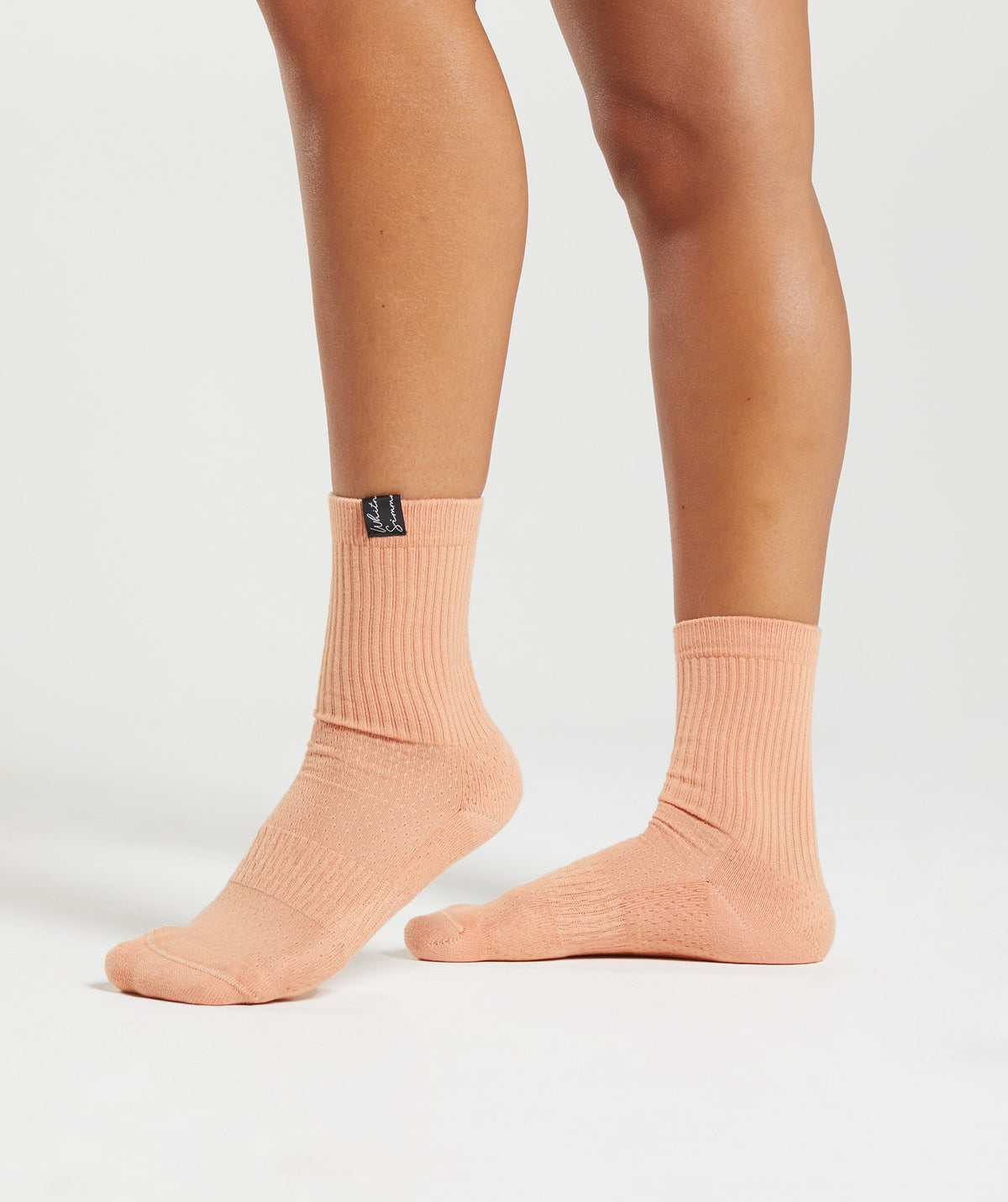 Gymshark Whitney Crew Socks 1pk - Sunset Beige