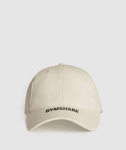 Gymshark Washed Cap - Ecru White