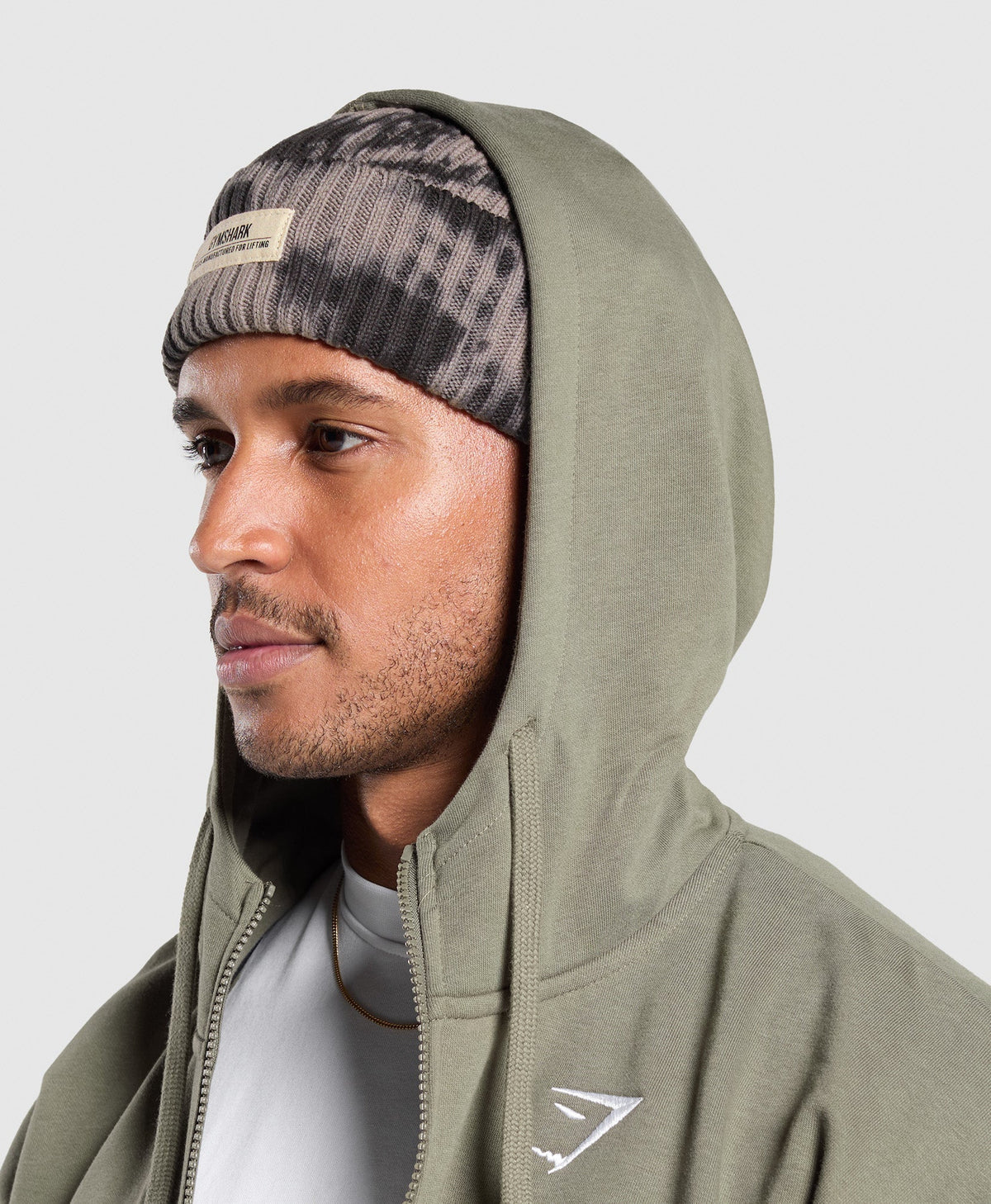 Gymshark Tie Dye Beanie - Black/Wash