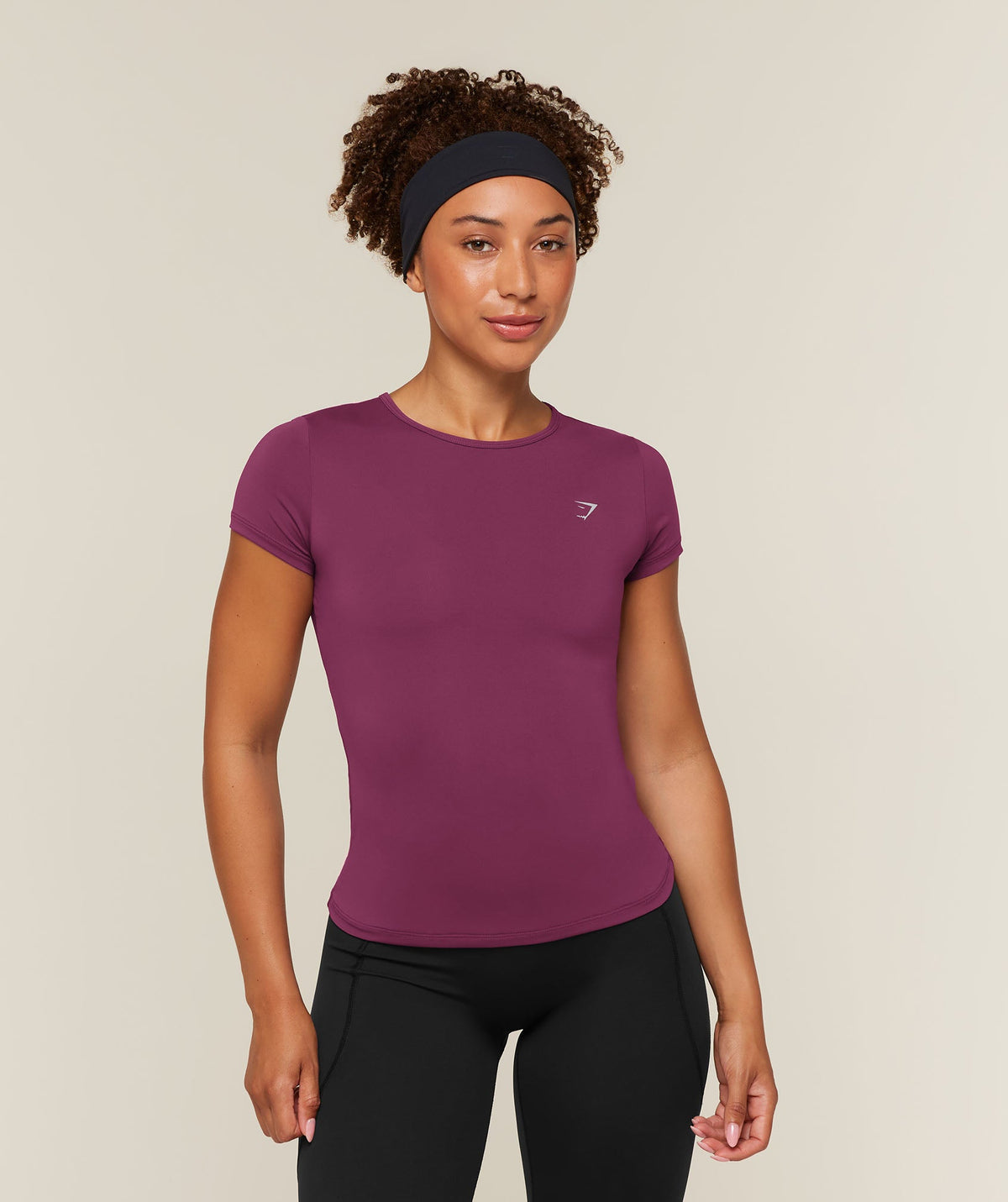 Gymshark Running Back Vent Tee - Strength Pink