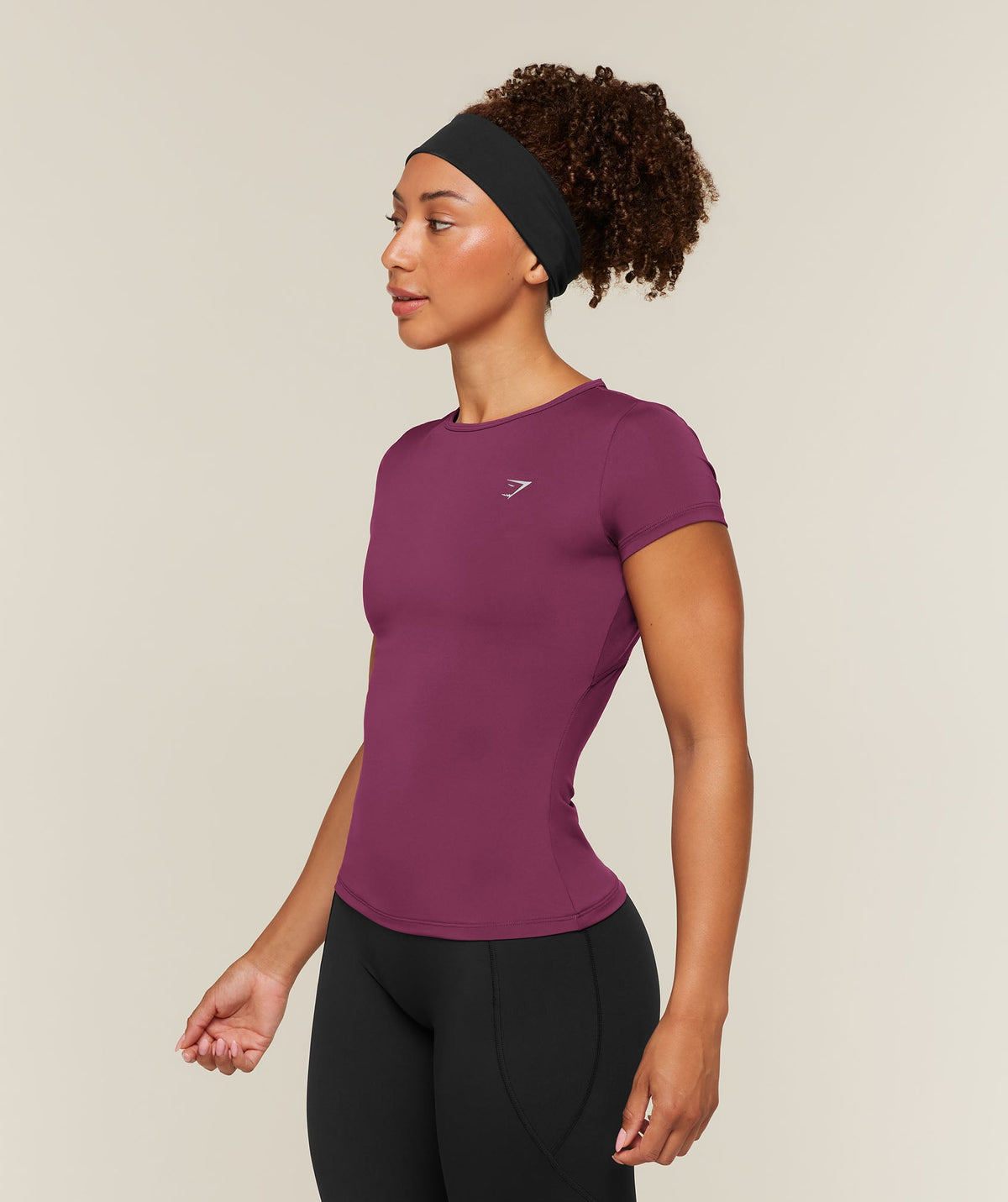Gymshark Running Back Vent Tee - Strength Pink