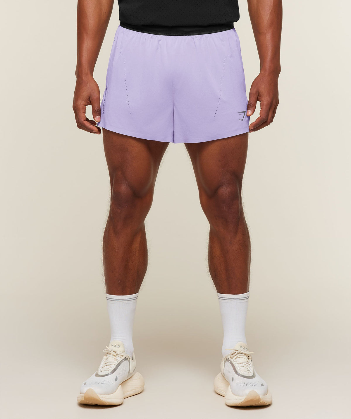 Gymshark Running Elite High Split Race Day Shorts - Pace Purple