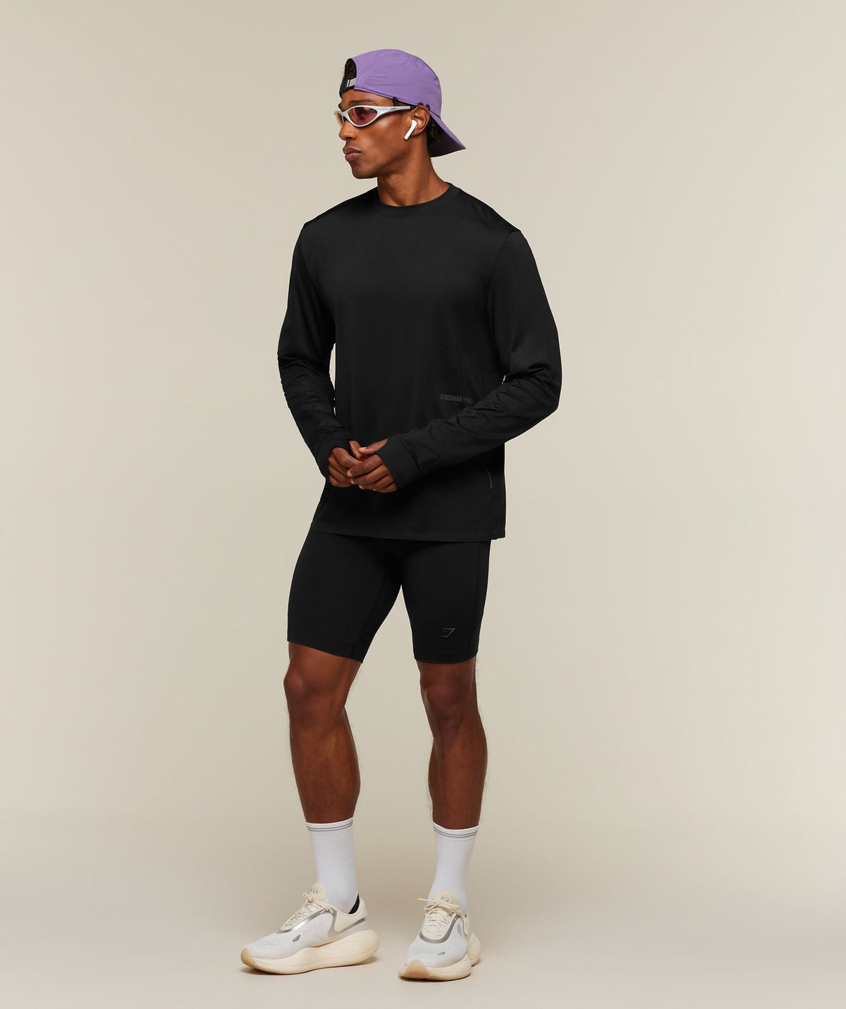 Gymshark Running Elite Long Sleeve Tee - Black