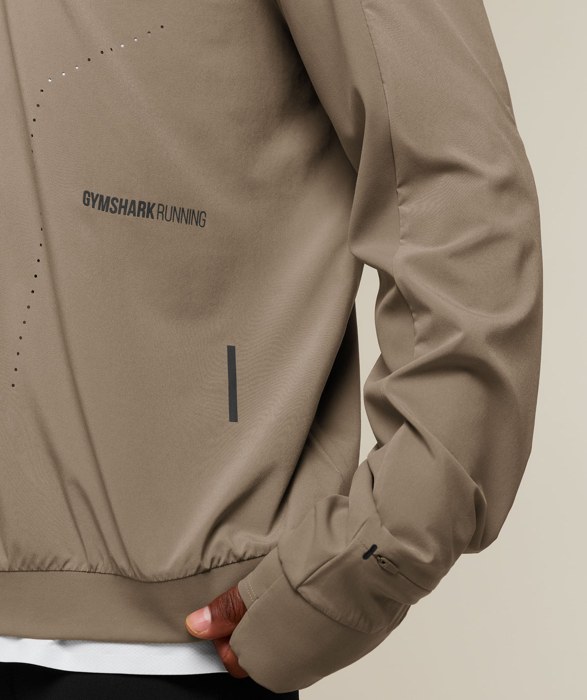 Gymshark Running Elite Crew - Lifestyle Brown