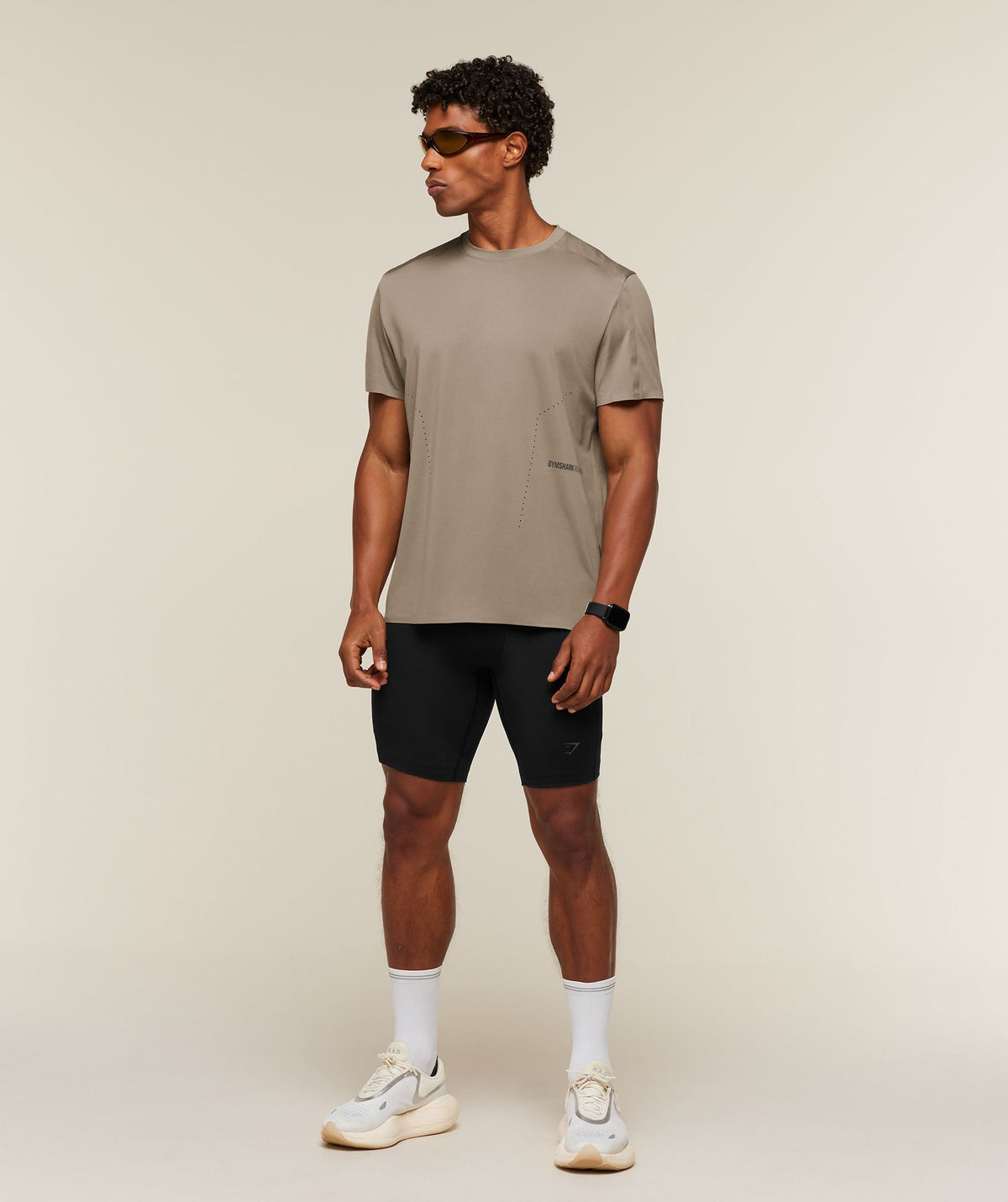 Gymshark Running Elite Tee - Lifestyle Brown