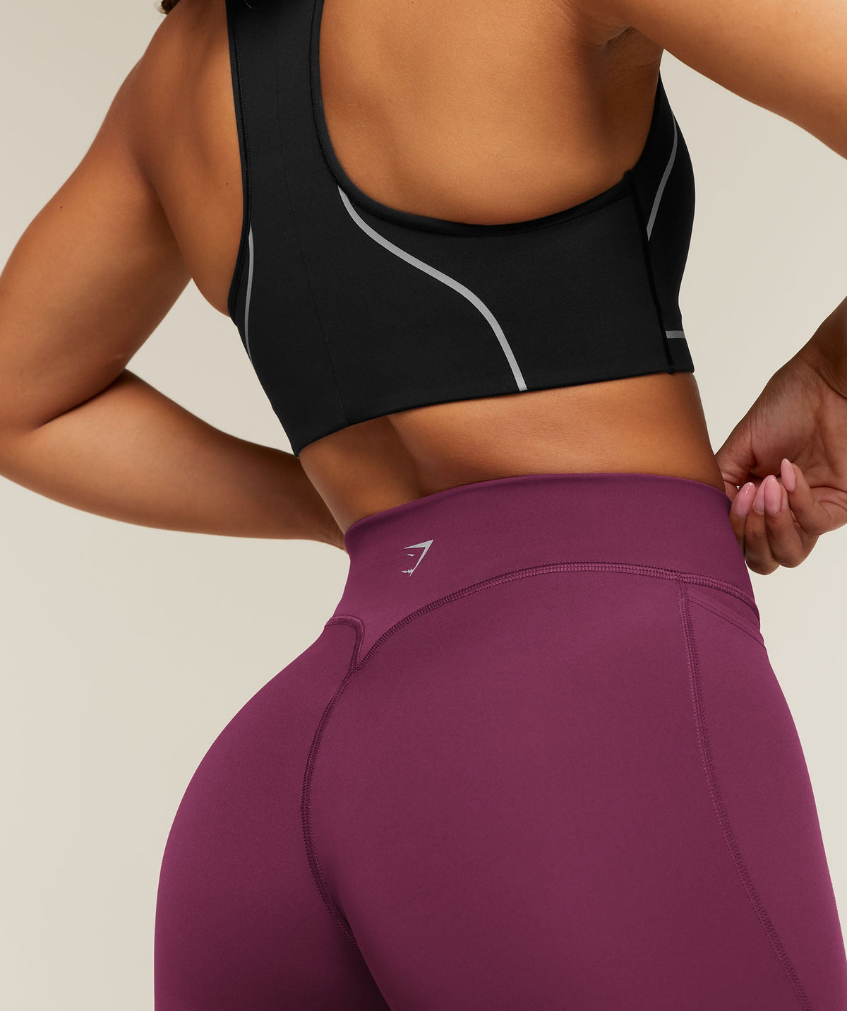 Gymshark Running Pocket Leggings - Strength Pink