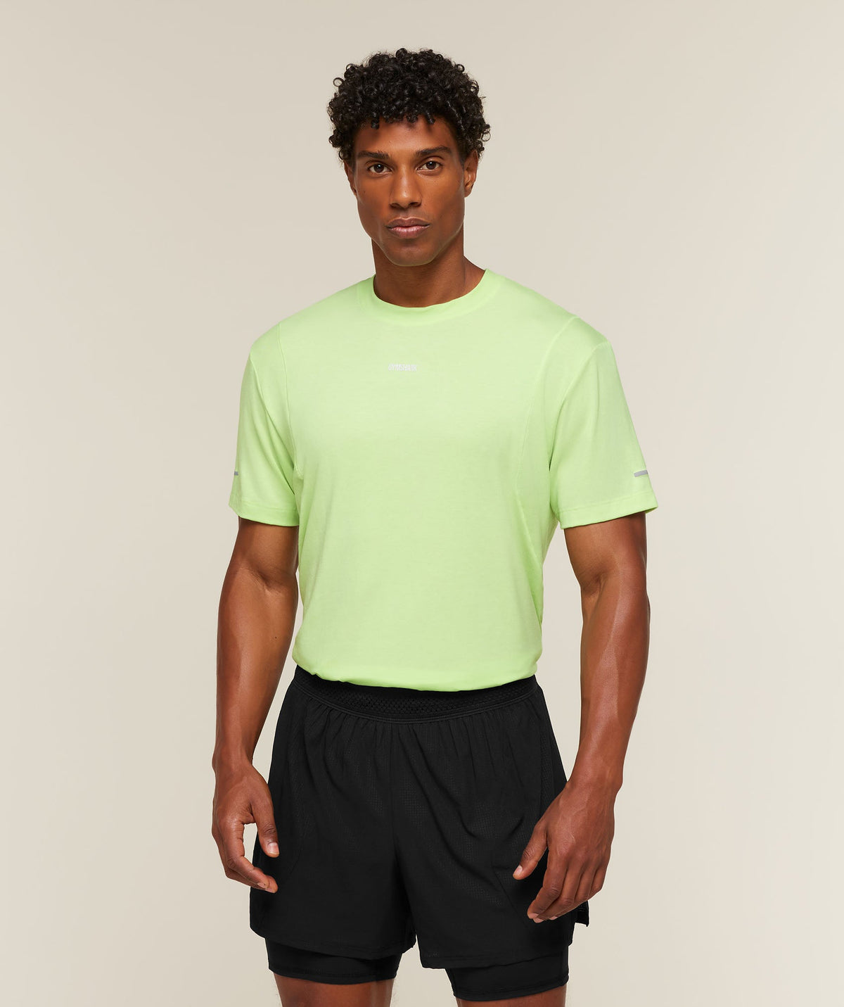 Gymshark Super Soft Running Tee - Pace Green