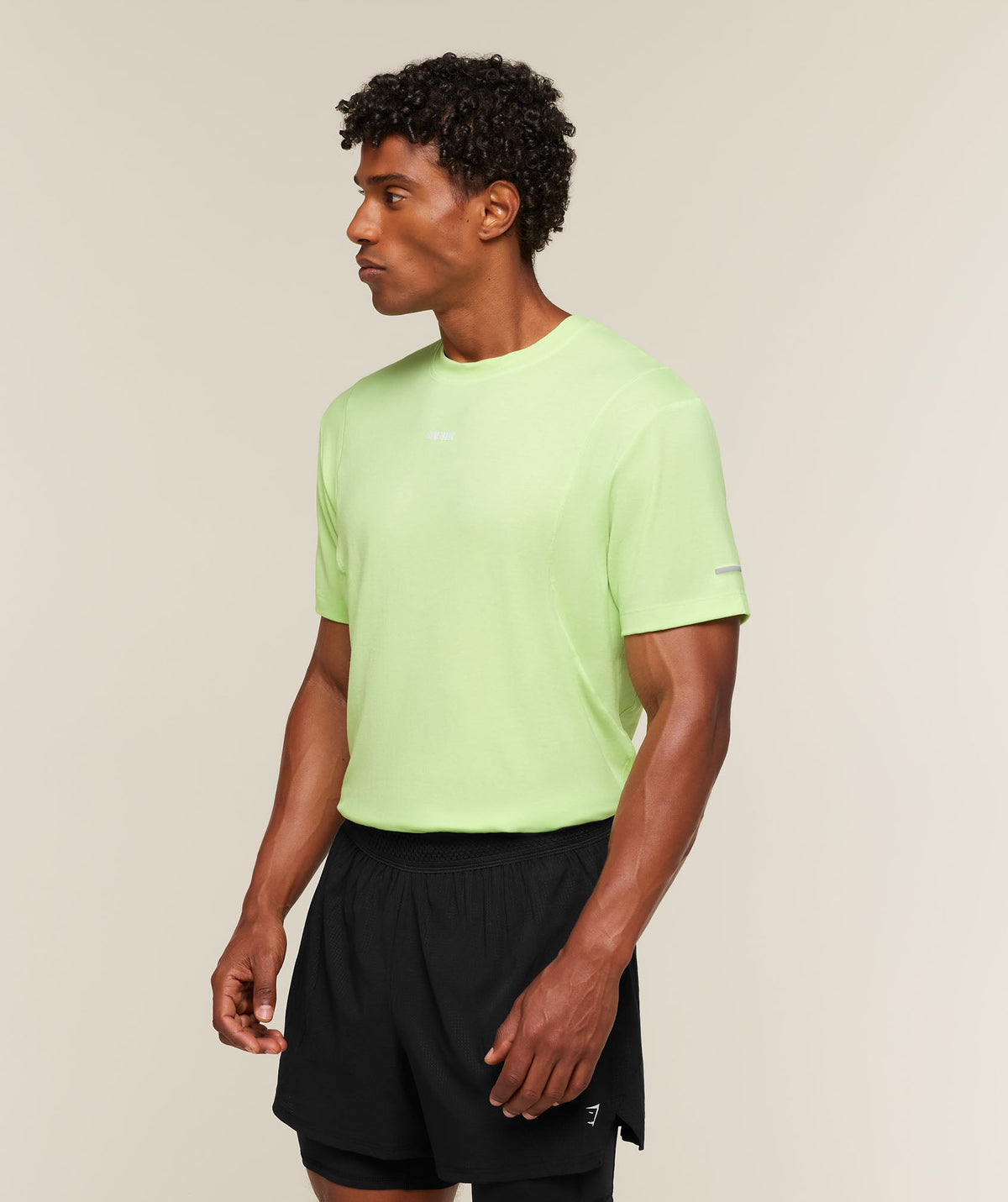 Gymshark Super Soft Running Tee - Pace Green