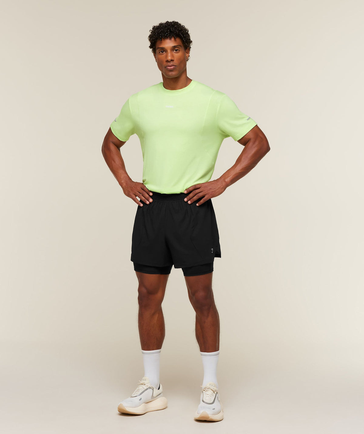 Gymshark Super Soft Running Tee - Pace Green