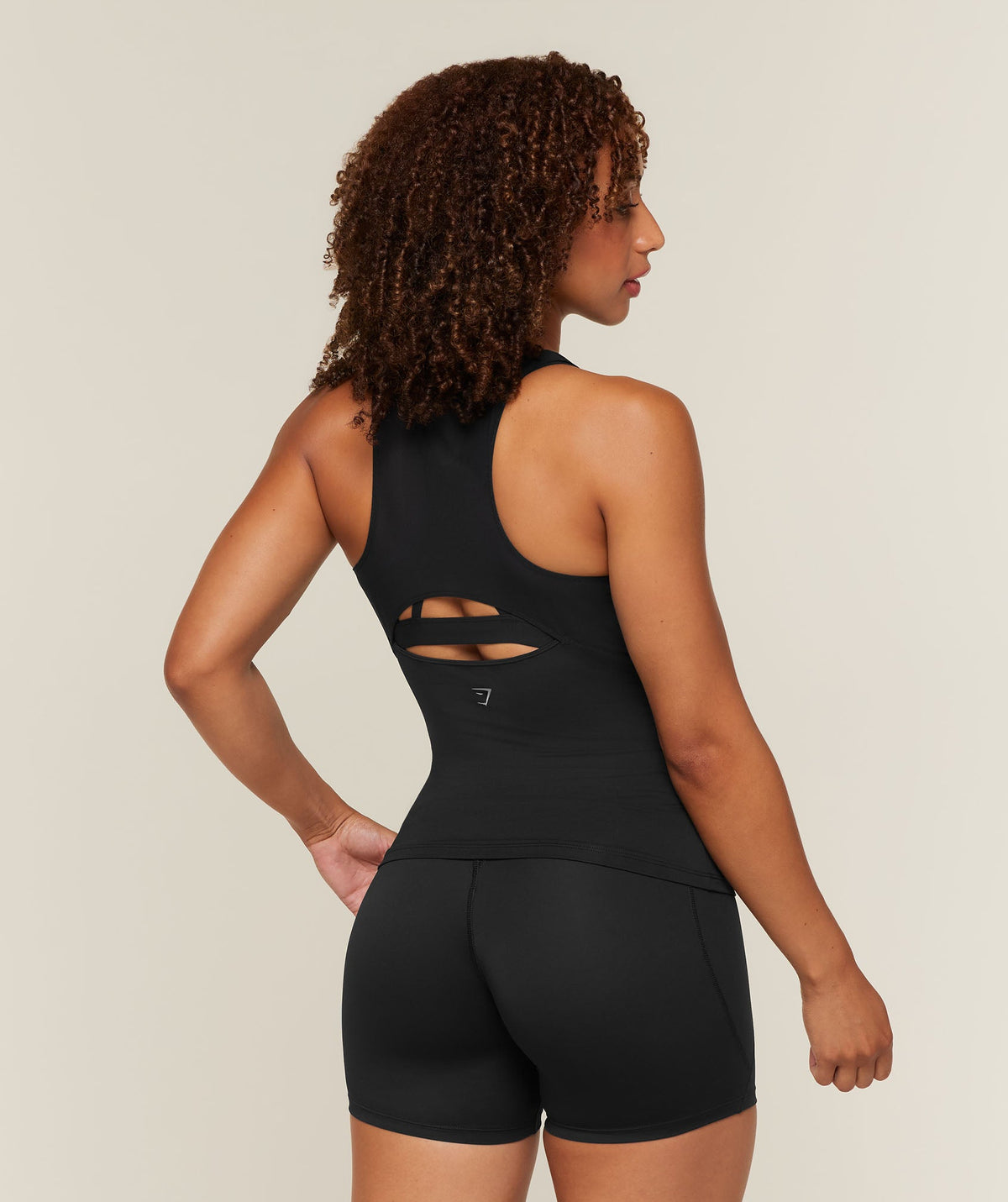 Gymshark Running Back Vent Tank - Black