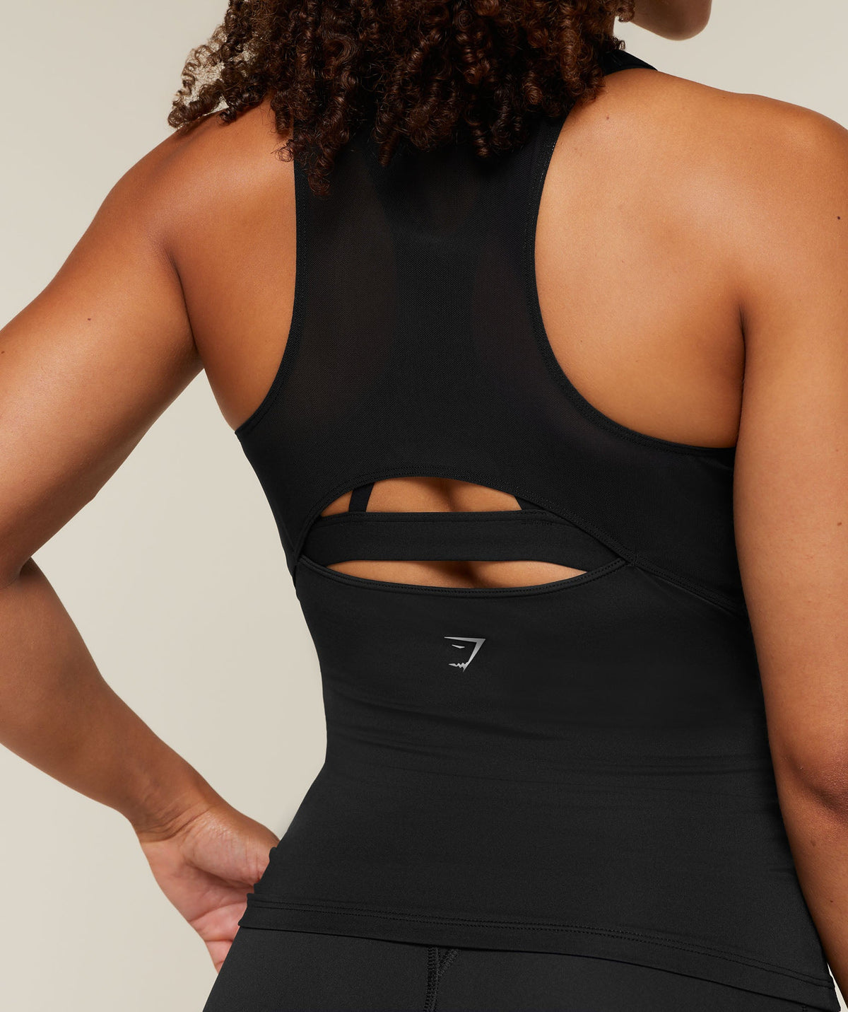 Gymshark Running Back Vent Tank - Black