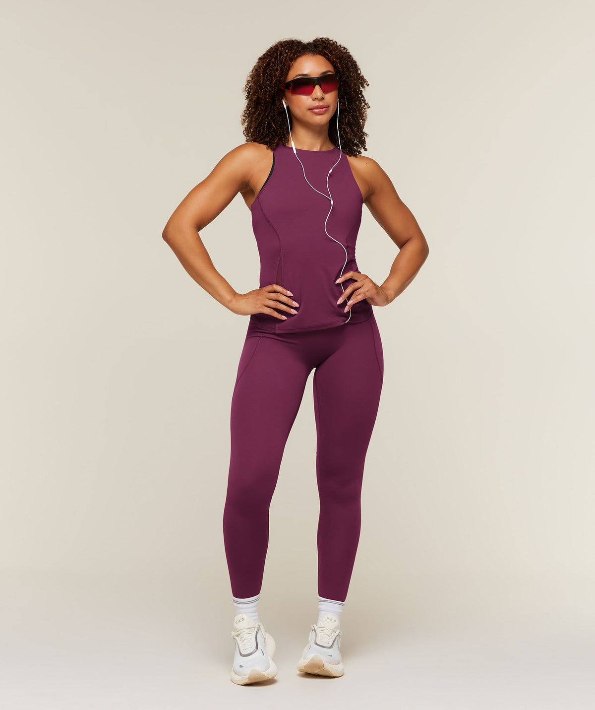 Gymshark Running Back Vent Tank - Strength Pink