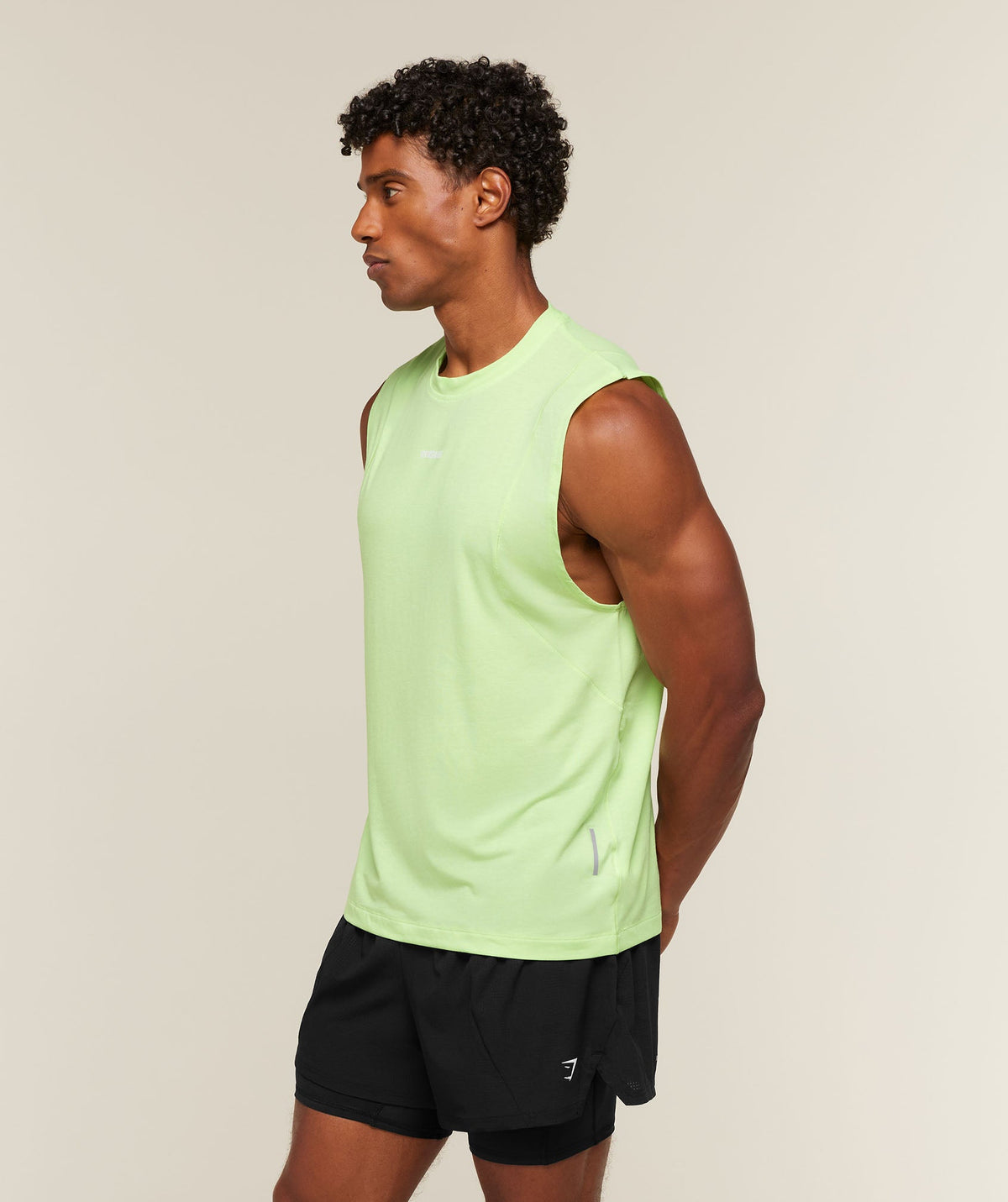 Gymshark Super Soft Running Tank - Pace Green