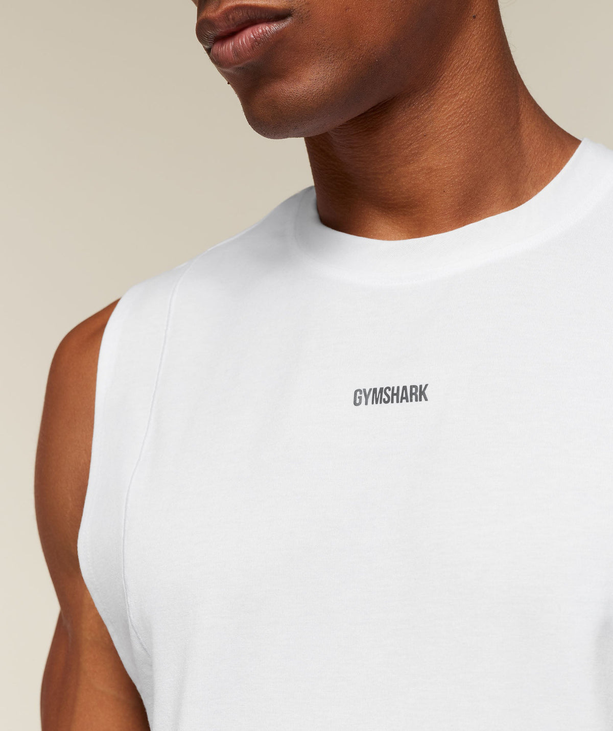 Gymshark Super Soft Running Tank - White