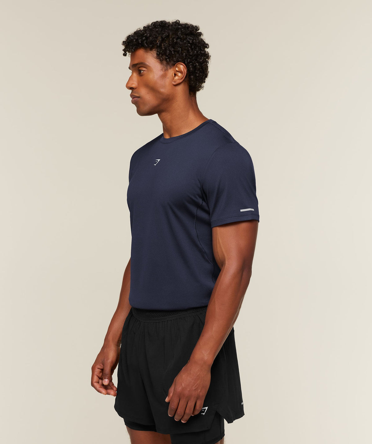 Gymshark Running Tee - Heavy Blue