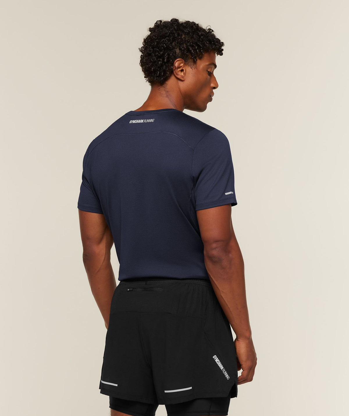 Gymshark Running Tee - Heavy Blue