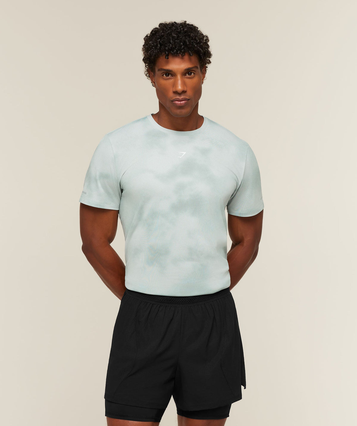 Gymshark Running Tee - Light Grey