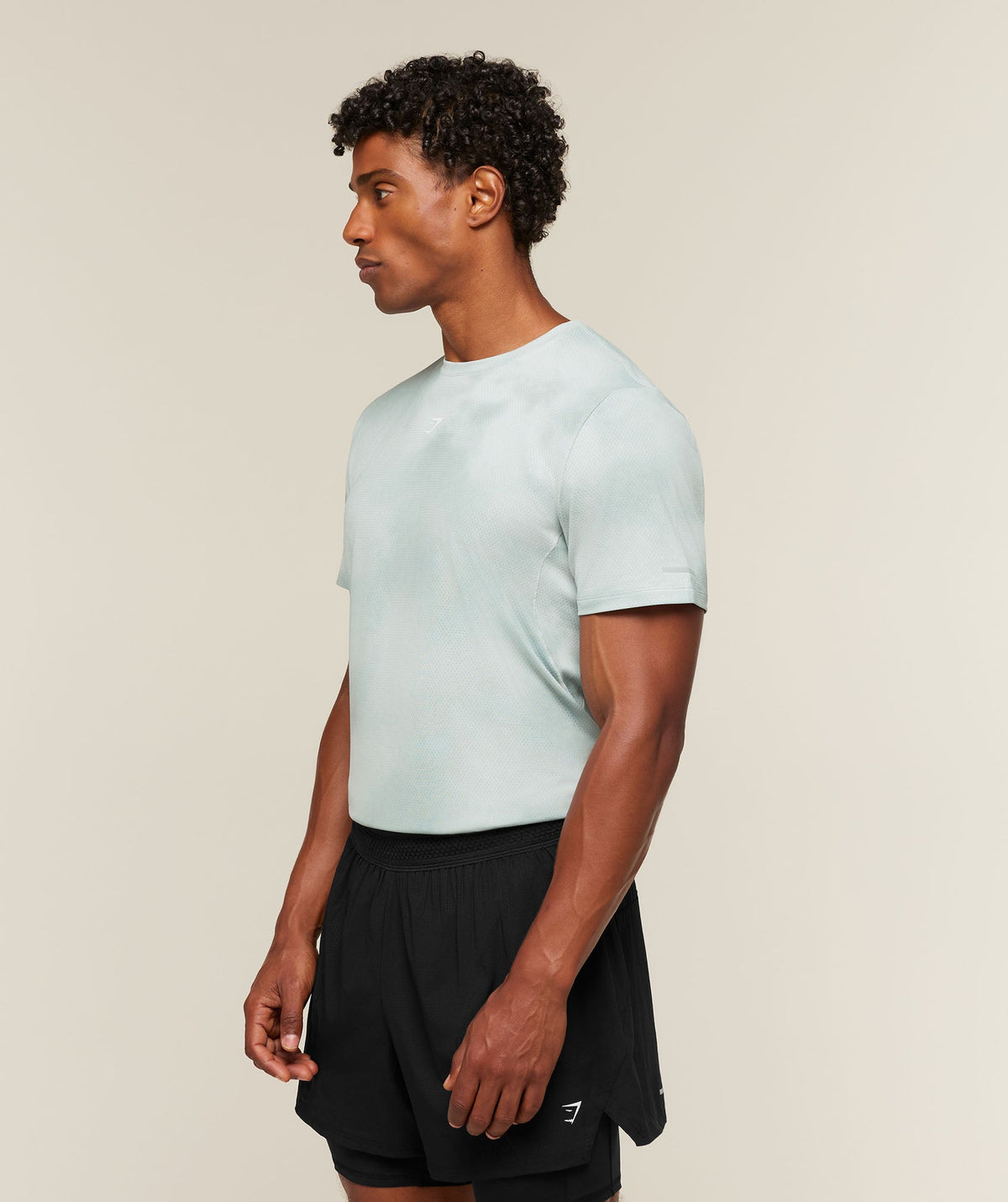 Gymshark Running Tee - Light Grey