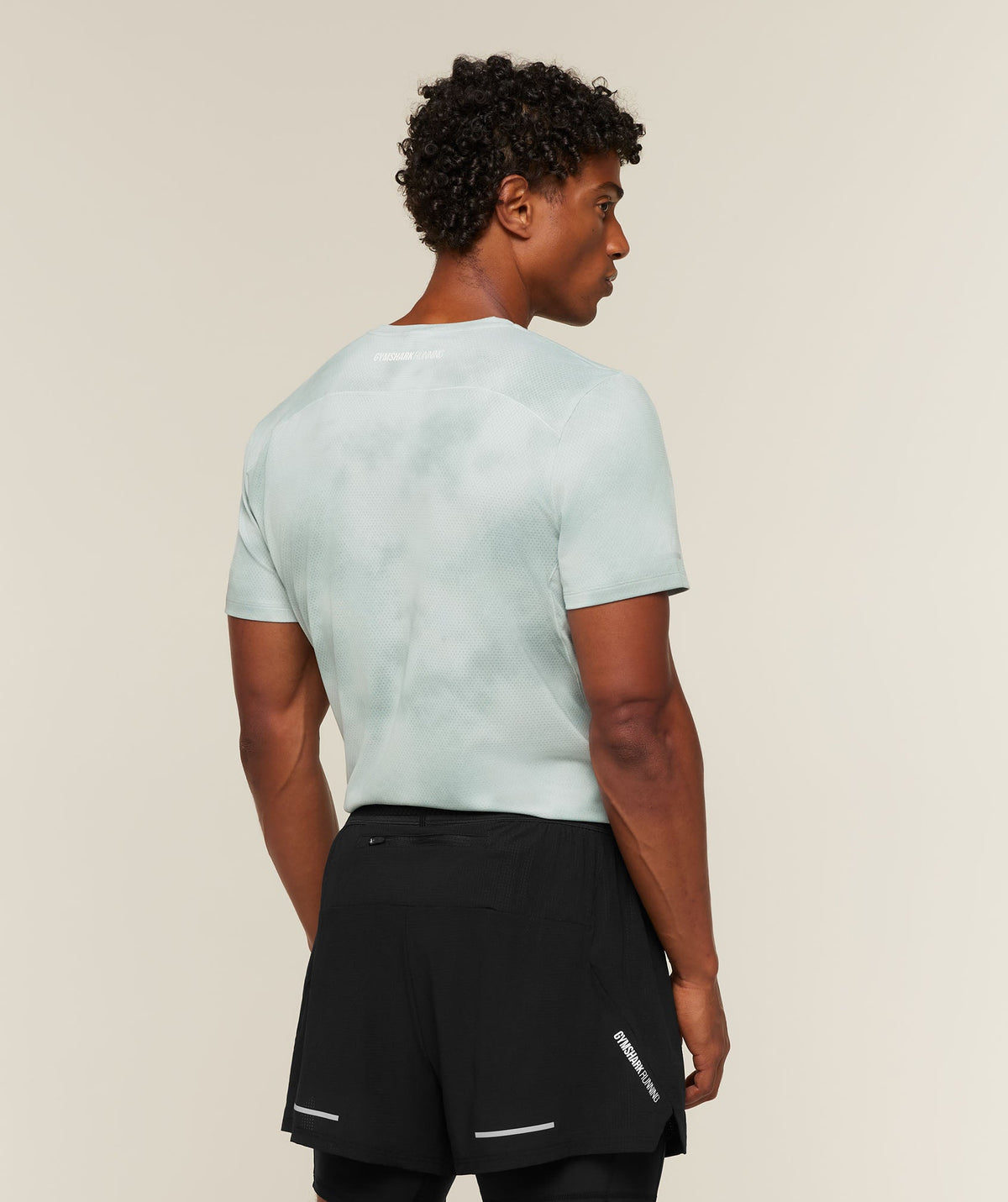 Gymshark Running Tee - Light Grey